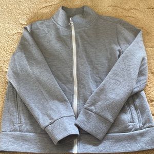 A new day womens size extra large zip up color gray